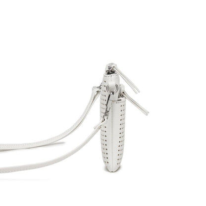 BLACK CAVIAR BAGS - MILLA CROSSBODY/CLUTCH - WHITE
