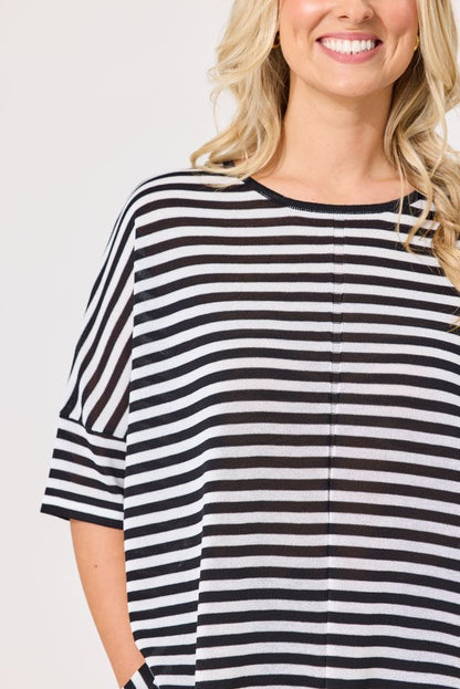LEMON TREE DESIGN - CANDELA KNIT - WHITE BLACK