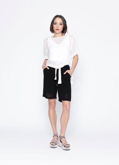 BLACKLIST TANYA TOP - W.WHITE