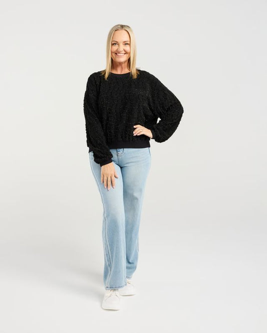 ZAFINA GAIA JUMPER - BLACK