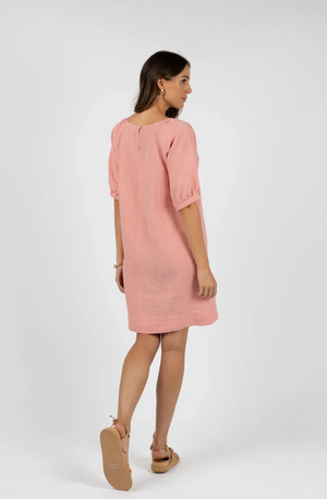 HUMIDITY LIFESTYLE LAGOON SHIFT DRESS - BLUSH - HS24202