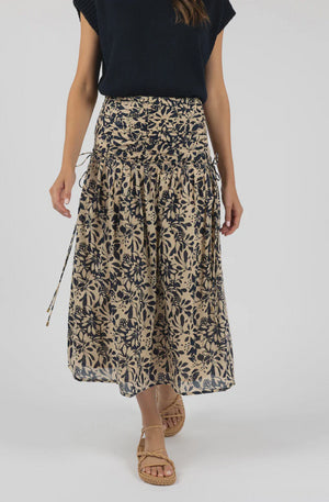 HUMIDITY LIFESTYLE EDEN ROUCHED SKIRT - HS24316