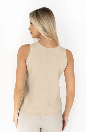 HUMIDITY LIFESTYLE REINA TANK - NATURAL - HS24605