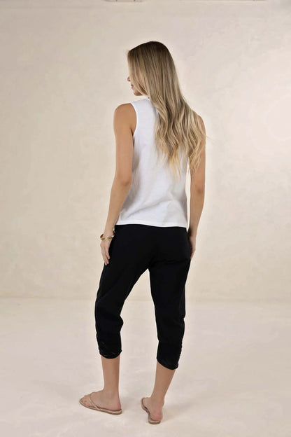 HUMIDITY LIFESTYLE CASTAWAY PANT - BLACK