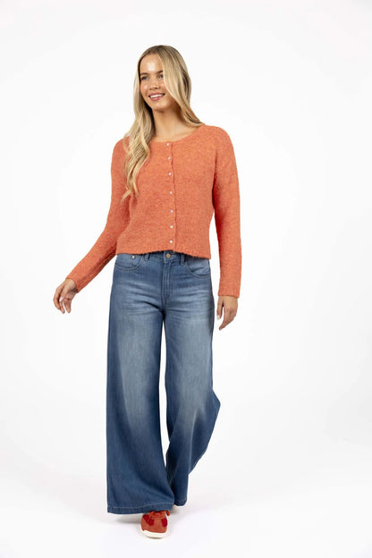 HUMIDITY LIFESTYLE NELLIE CARDI - CITRUS
