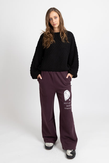 FEDERATION HONEYCOMB KNIT - BLACK
