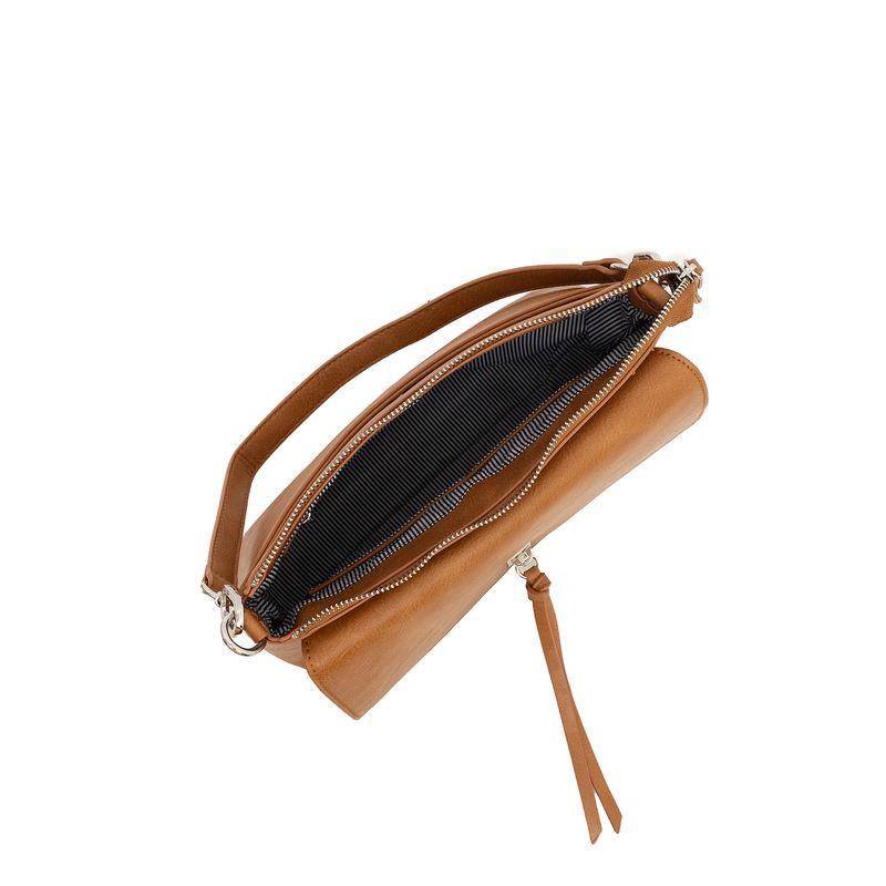 BLACK CAVIAR BAGS - BECKY FLAP CROSSBODY - TAN