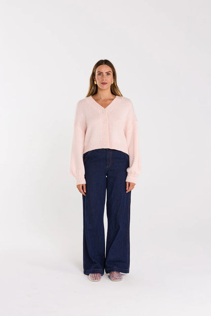 THING THING HUDDLE CARDIGAN - MILKSHAKE