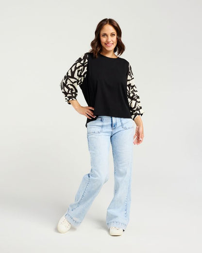 ZAFINA KIRA TOP - BOLD EDGE