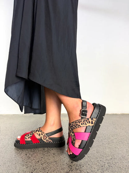 MINX - INFINITY - RED PINK LEOPARD