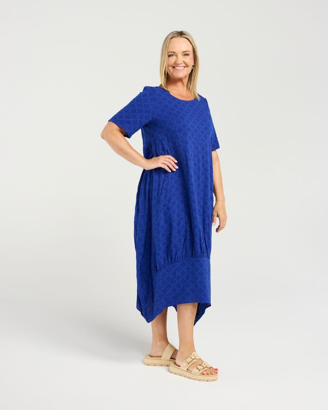 SEDUCE SELENA DRESS - BLUE