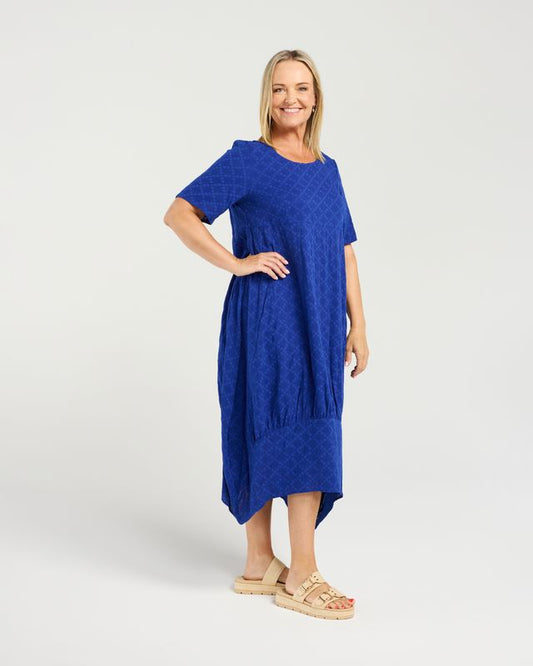 SEDUCE SELENA DRESS - BLUE