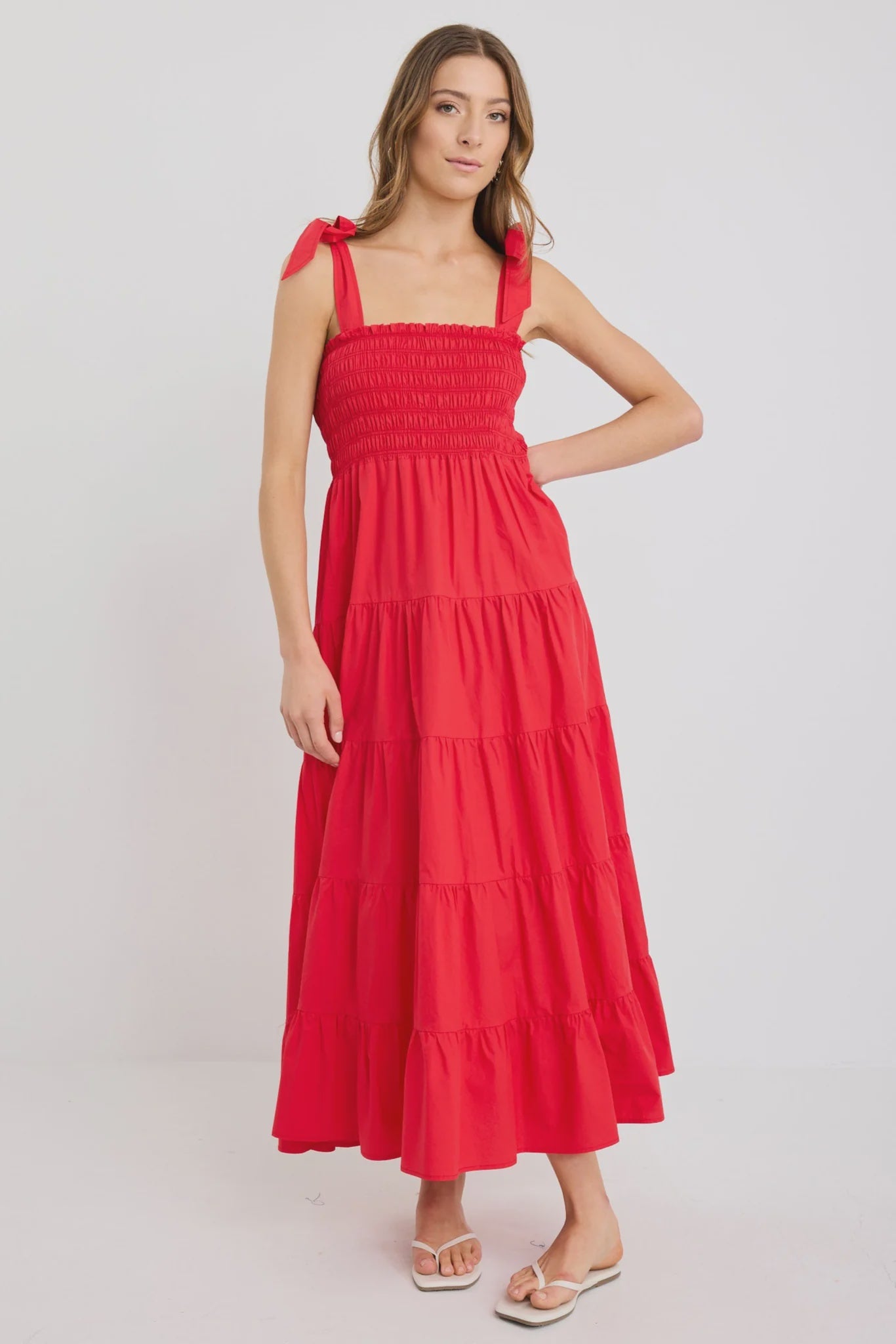 IVY & JACK ISABELLA MAXI DRESS - CHERRY RED