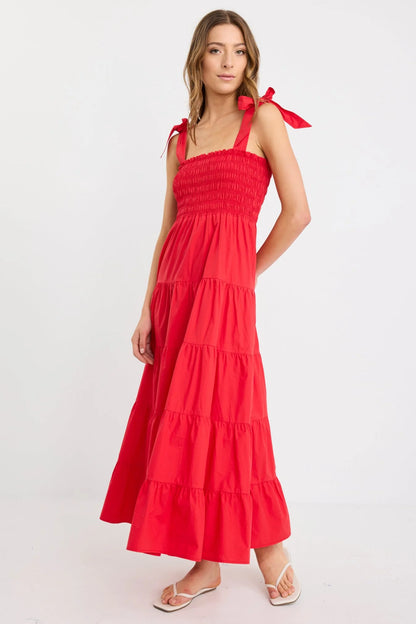 IVY & JACK ISABELLA MAXI DRESS - CHERRY RED