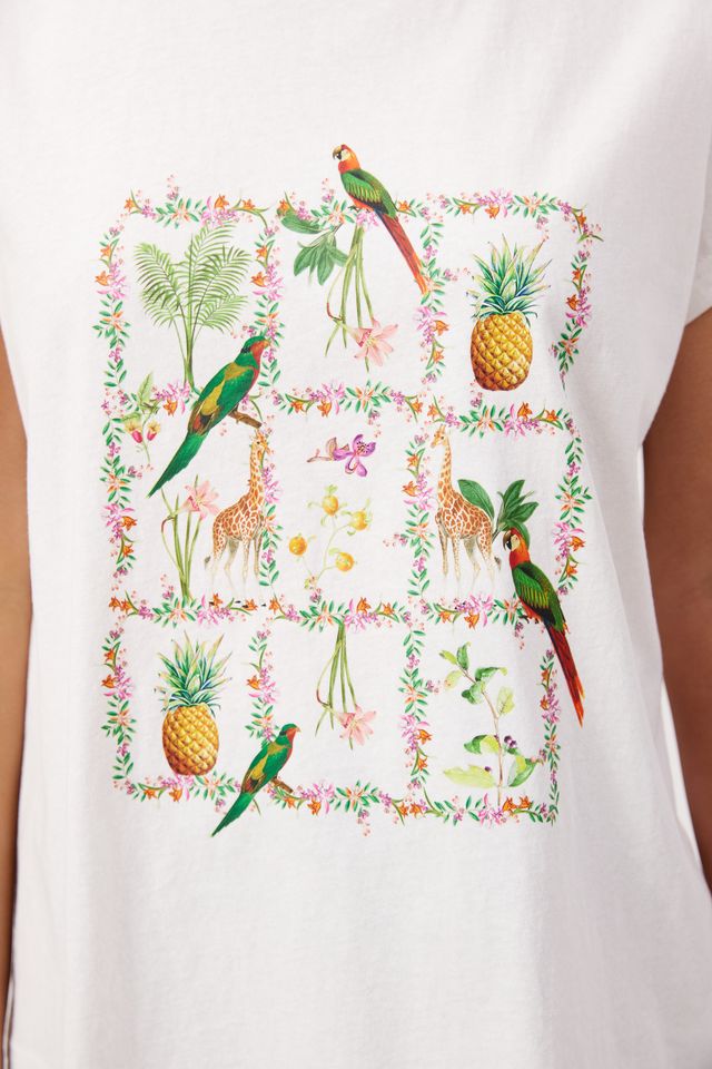 HAVEN CONGO GRAPHIC T-SHIRT - WHITE