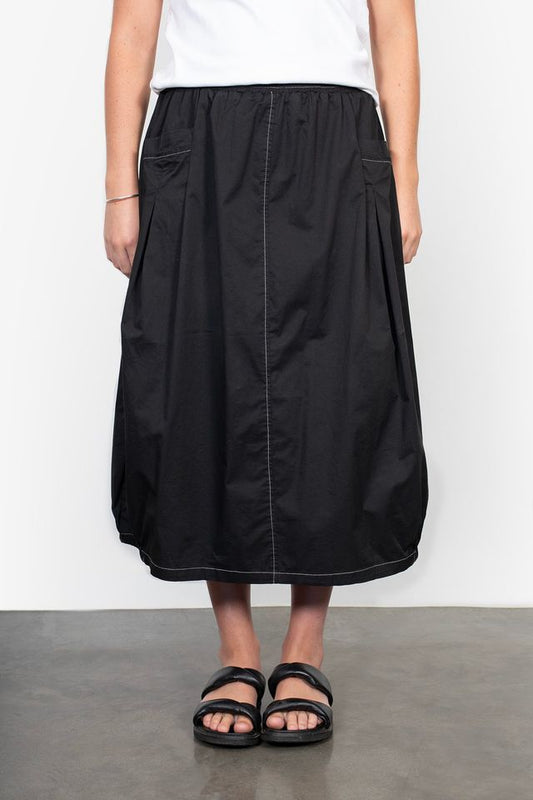 ANTLER CYRUS SKIRT - BLACK CONTRAST