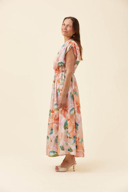 ISLE OF MINE ROSA REVERSIBLE MAXI DRESS - FLORAL