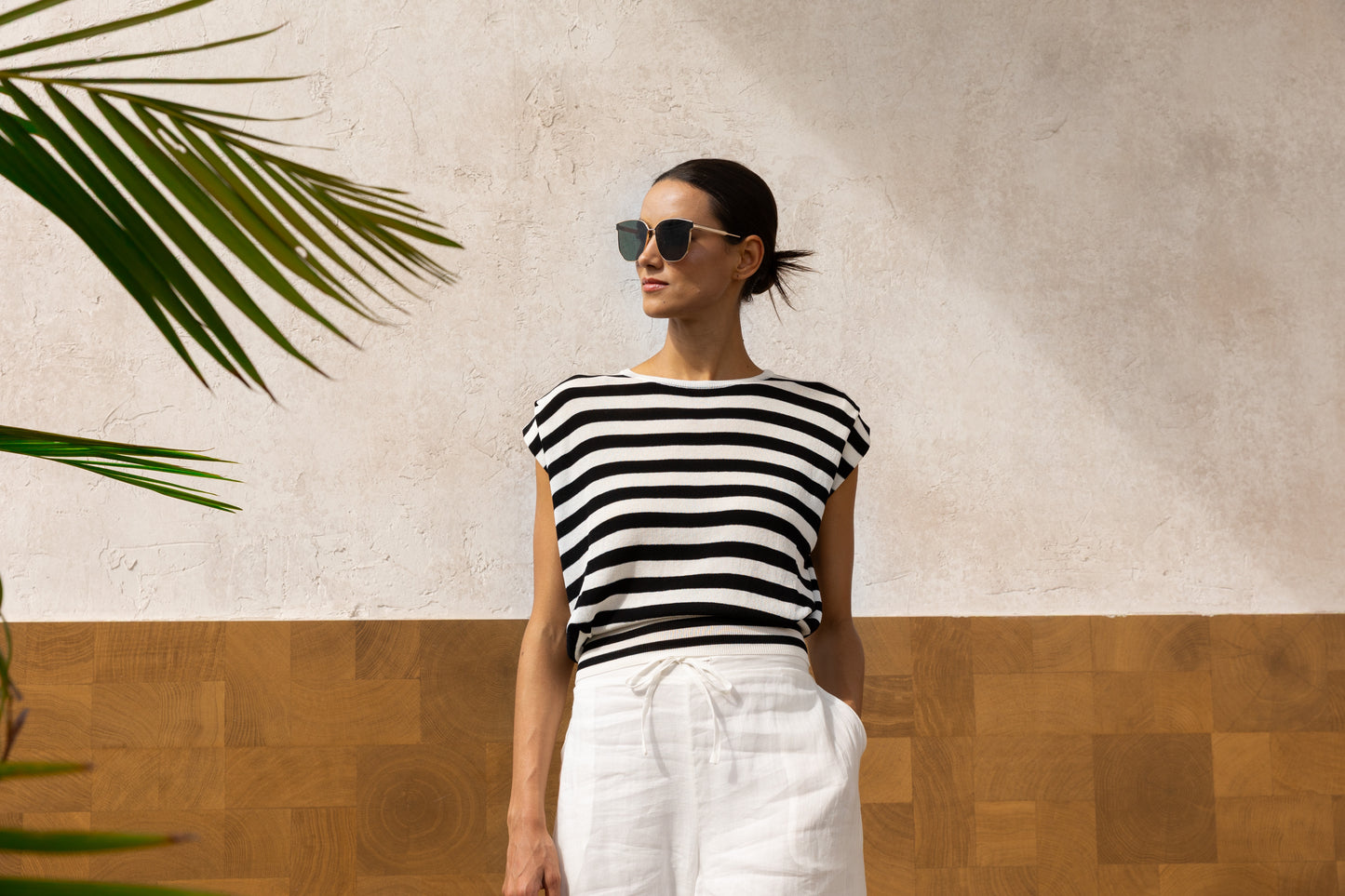 TWO BY TWO TERESA TOP - STRIPE