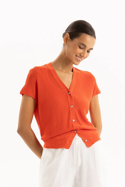 TWO BY TWO GINA TOP - ORANGE