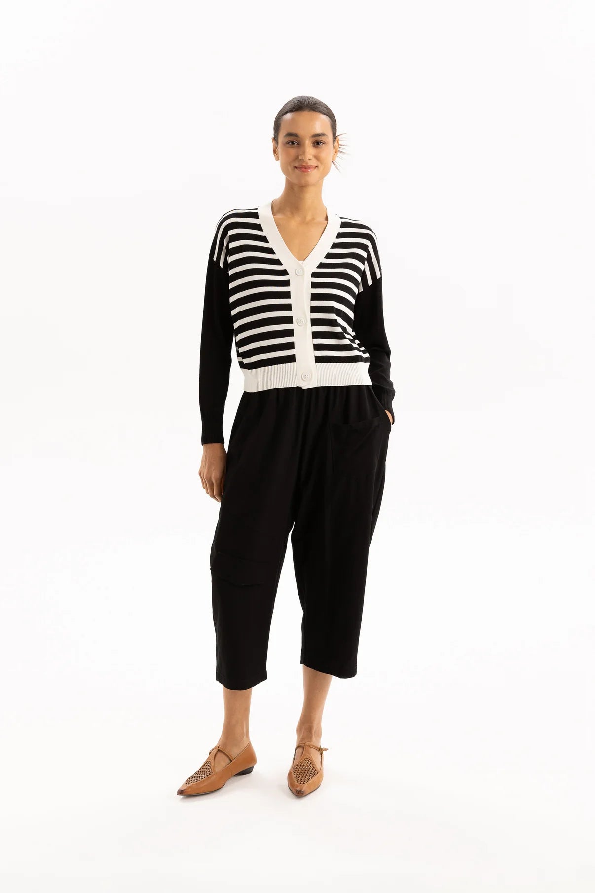 TWO BY TWO EMILIA  CARDIGAN - STRIPE