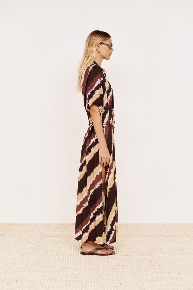 MINK PINK GRETA MAXI DRESS - STRIPE