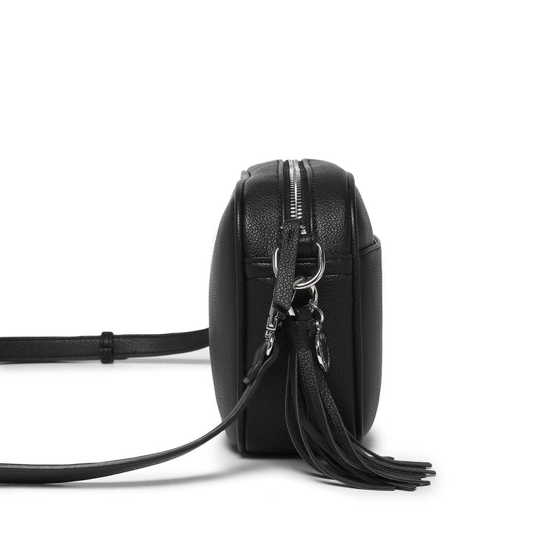 BLACK CAVIAR BAGS - INDIE CROSSBODY - BLACK