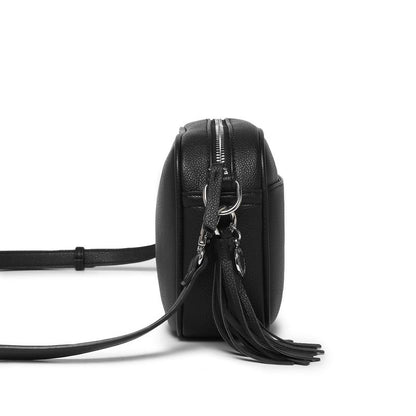 BLACK CAVIAR BAGS - INDIE CROSSBODY - BLACK