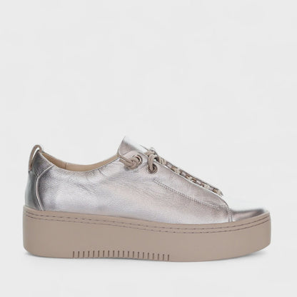 MINX - KERRI - SILVER MILLED ALMOND SOLE