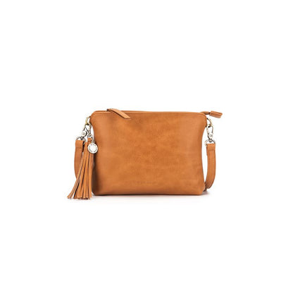 BLACK CAVIAR BAGS - CALLIE CROSSBODY - TAN