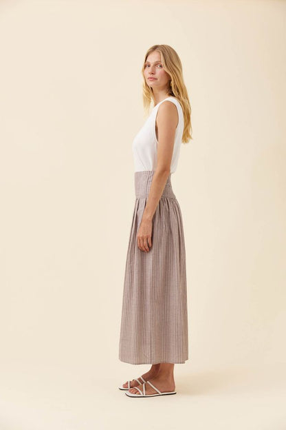 ISLE OF MINE LYNDELL MAXI SKIRT - TAUPE