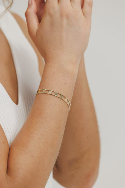 OTHER THINGS - LADDER BRACELET - GOLD