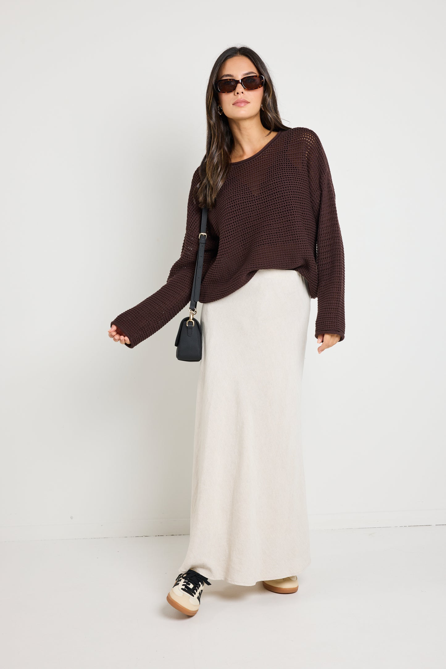 RE:UNION LAGOS MAXI SKIRT - NATURAL