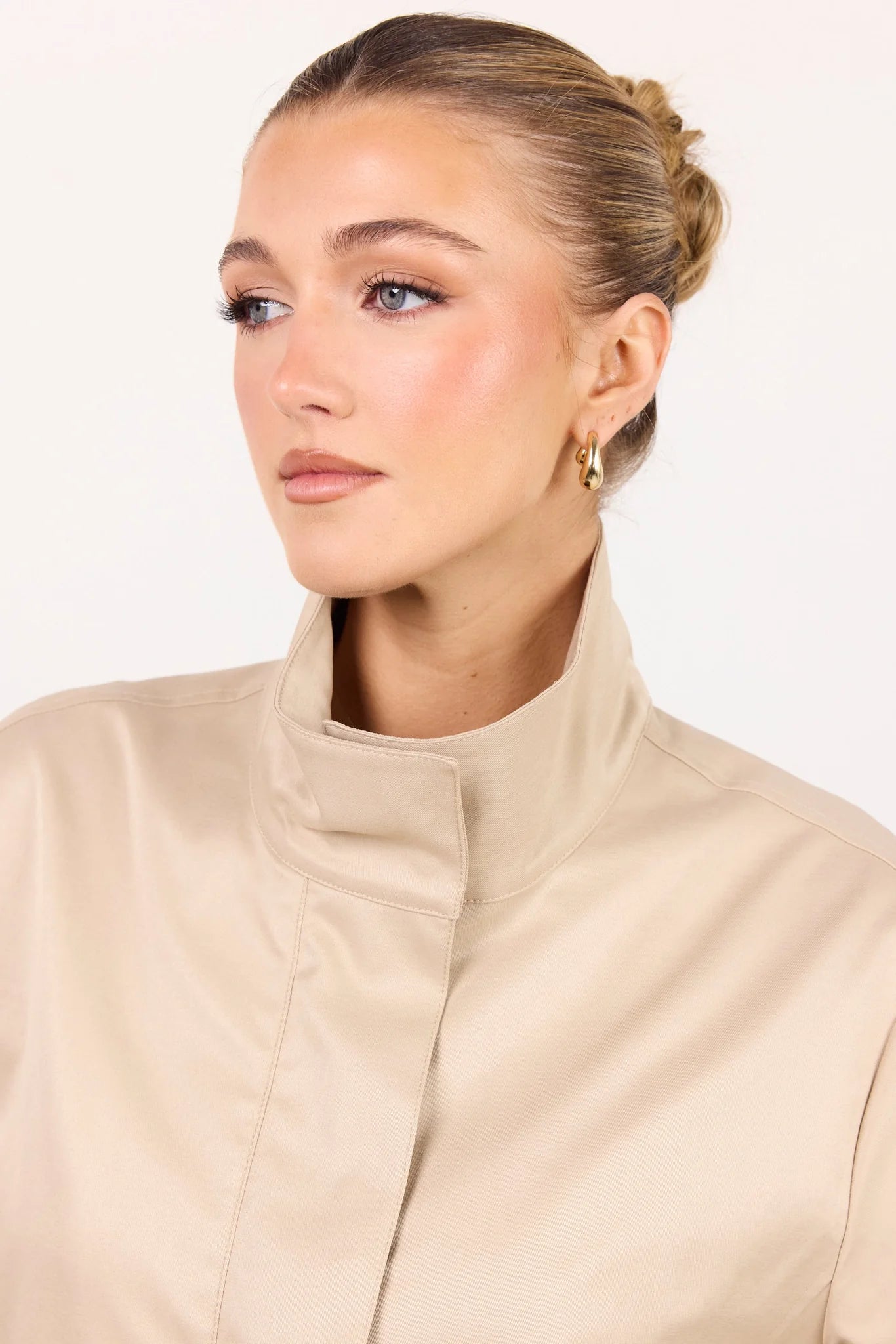 AMONG THE BRAVE - LANDSCAPE TRACK JACKET - TAUPE