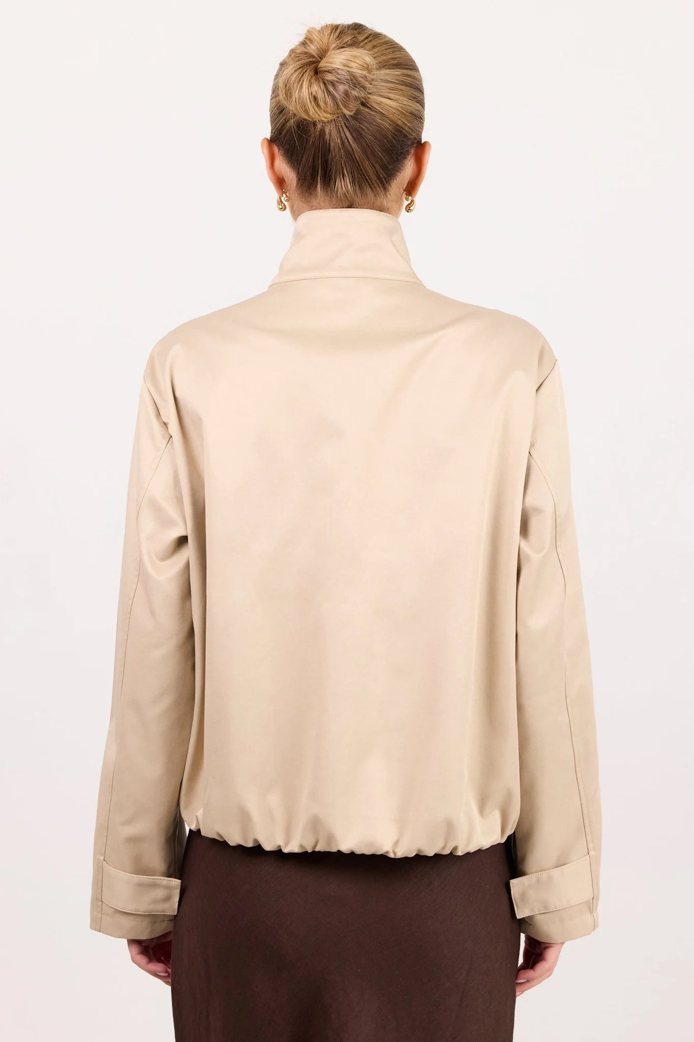 AMONG THE BRAVE - LANDSCAPE TRACK JACKET - TAUPE