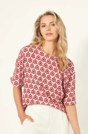 LEMON TREE DESIGN SYBIL TOP - MAGENTA - 907LTSS24