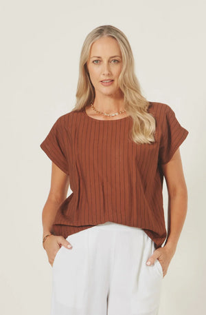 LEMON TREE DESIGN - MELANI TOP - HAZEL - 911LTSS24