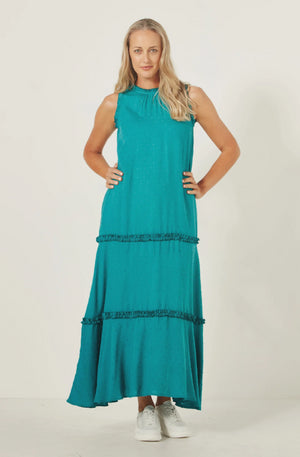 LEMON TREE DESIGN - BELEN DRESS - TEAL - 951LTSS24