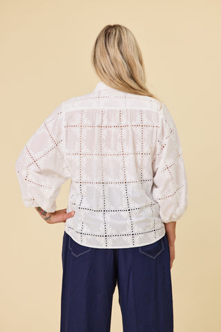 LIBERTINE THE LABEL - BELLE BLOUSE - COCONUT
