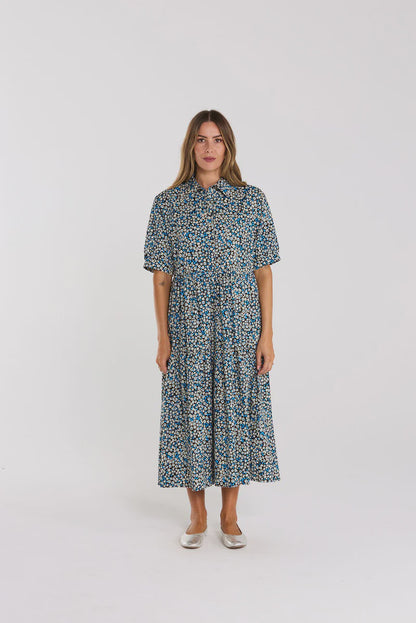 THING THING LUNA DRESS - BLUE MOON GARDEN