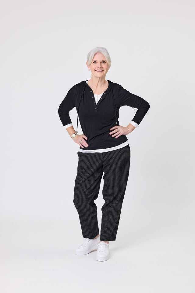 LEMON TREE DESIGN - AINA TOP - BLACK