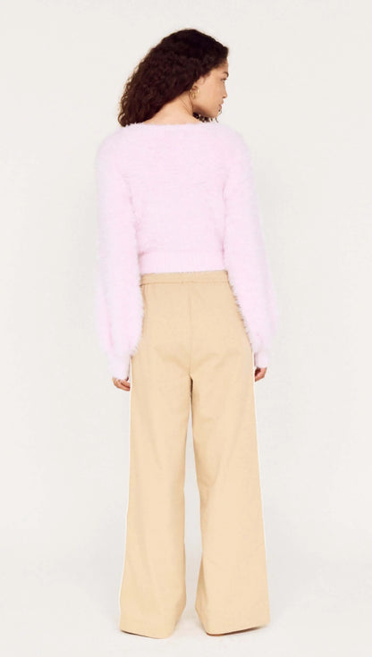 MINK PINK TAHLIA FLUFFY KNIT - LILAC