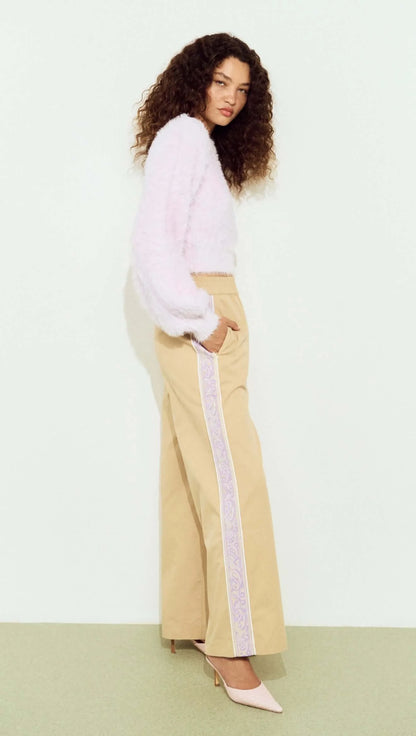 MINK PINK TAHLIA FLUFFY KNIT - LILAC