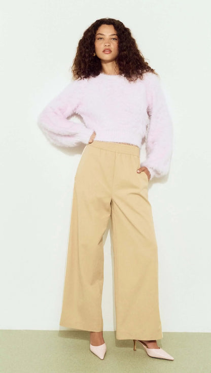 MINK PINK TAHLIA FLUFFY KNIT - LILAC