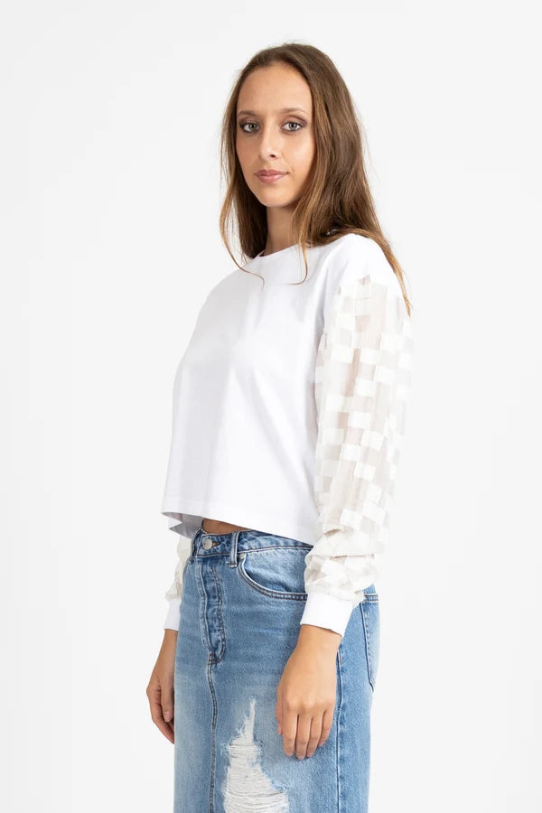 FEDERATION GOODBYE TOP - WHITE