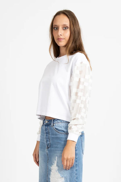 FEDERATION GOODBYE TOP - WHITE