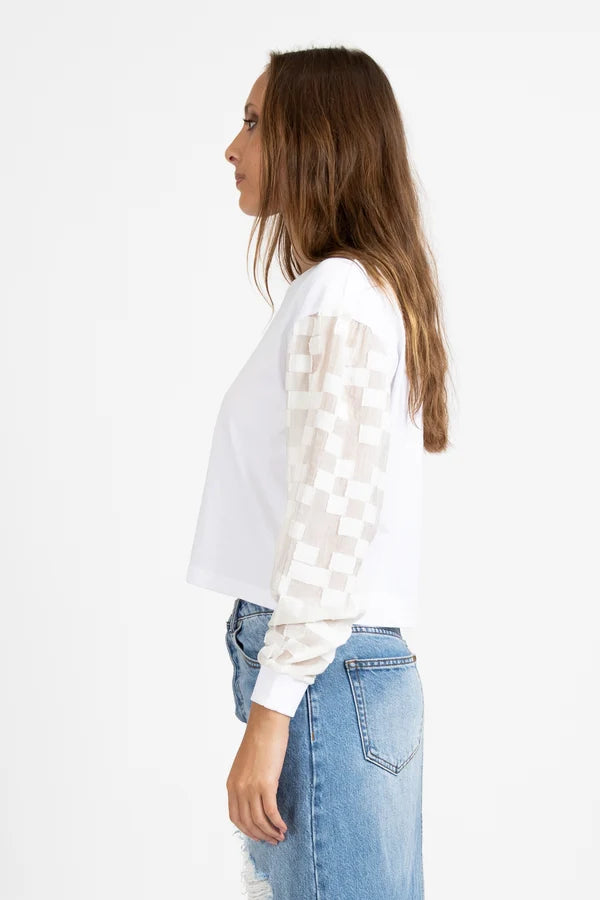 FEDERATION GOODBYE TOP - WHITE