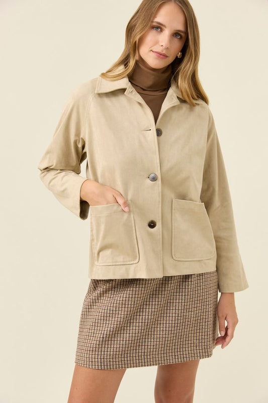 ISLE OF MINE - LENNON JACKET - STONE