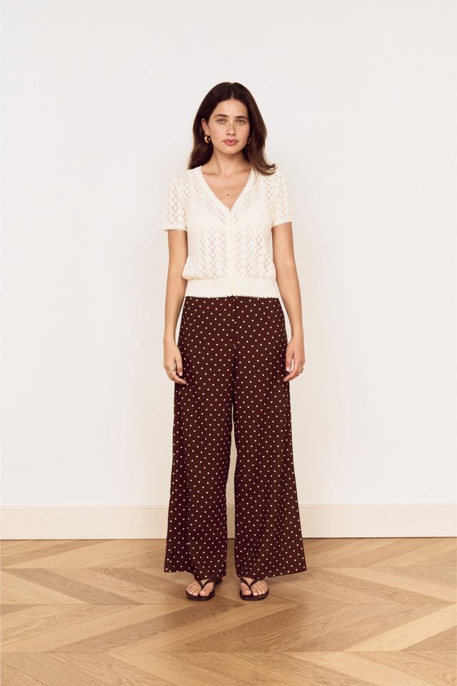 MINK PINK CALLA KNIT CARDI - IVORY