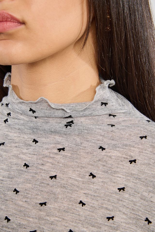 LILI SIDONIO KNITTED UNDERSWEATER - DARK GREY