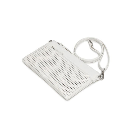 BLACK CAVIAR BAGS - MILLA CROSSBODY/CLUTCH - WHITE